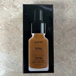 NYX Total Control Drop Foundation TCDF16.5 Nutmeg 0.43 Fl Oz Professional